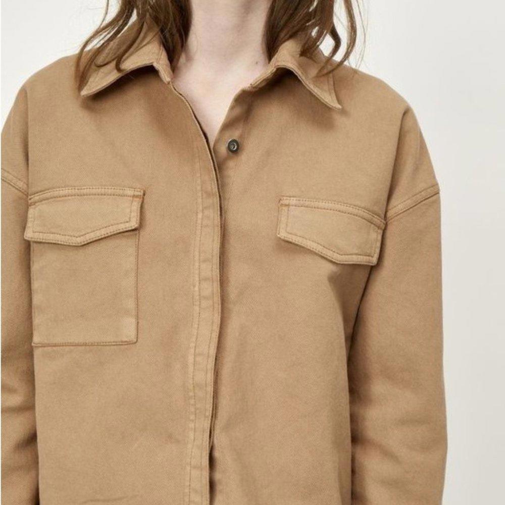Just Female Mathilde Utility Shirt Jacket -  Small - Picture 2 of 8
